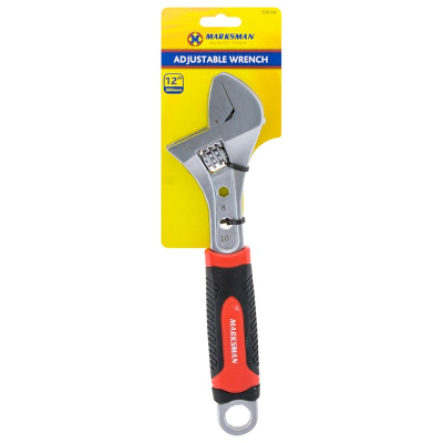 Marksman Adjustable Wrench - Rubber Handle 12" / 30cm