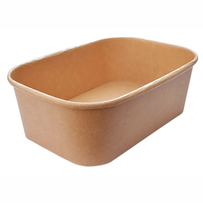 Rectangular Kraft Bowl 750ml (Pack 50)