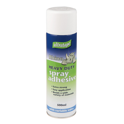 Ultratape Rhino Heavy Duty Spray Adhesive 500ml