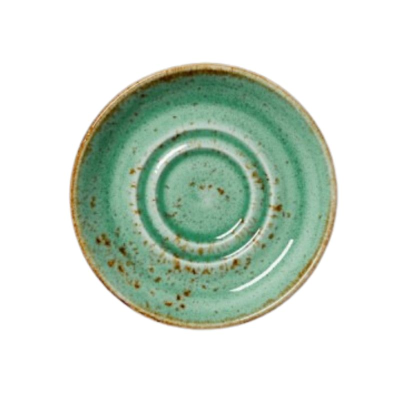 Steelite Craft Aqua Double Well Saucer 4.6" / 11.5cm