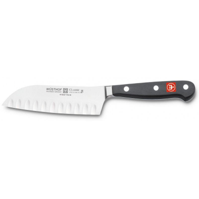 Wusthof Classic Santoku Knife with Hollow Edge 14cm