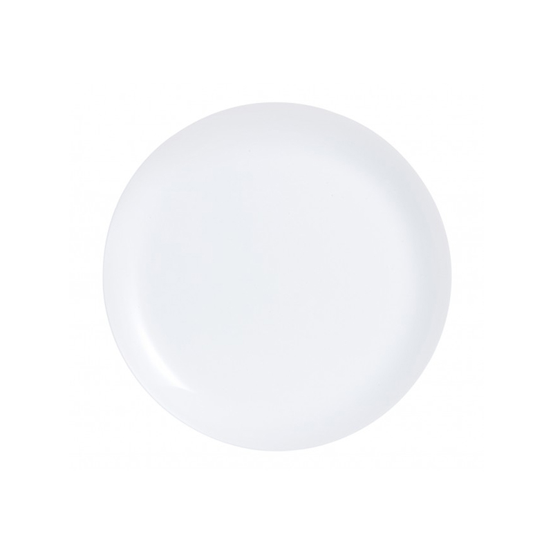 Luminarc Diwali White Large Dinner Plate 27Cm | Cooksmill