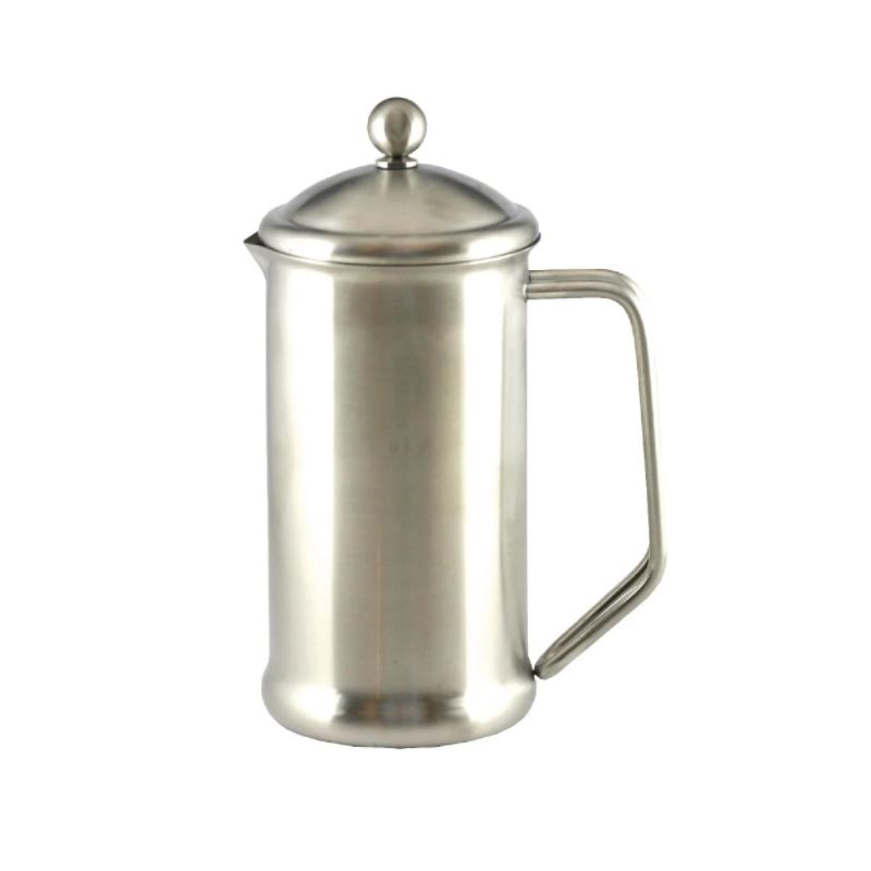 Single Wall 2 Cup Cafetiere With Satin Finish 400Ml | Cooksmill