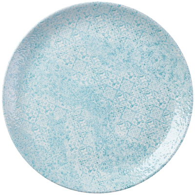 Churchill Med Tiles Aquamarine Evolve Coupe Plate 11.25" (Pack 12)