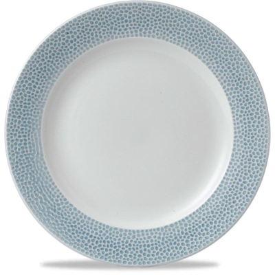 Churchill Isla Spinwash Ocean Blue Profile Footed Plate 10.25" (Pack 12)