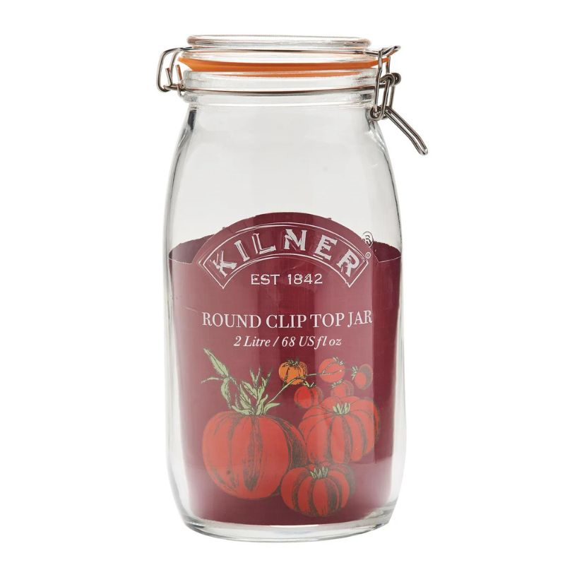 Kilner Round Clip Top Jar Litre Cooksmill