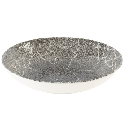 Churchill Kintsugi Reverse Quartz Black Evolve Coupe Bowl 9.75" (Pack 12)