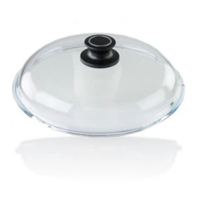 AMT Gastroguss Glass Lid with Black Knob 32cm