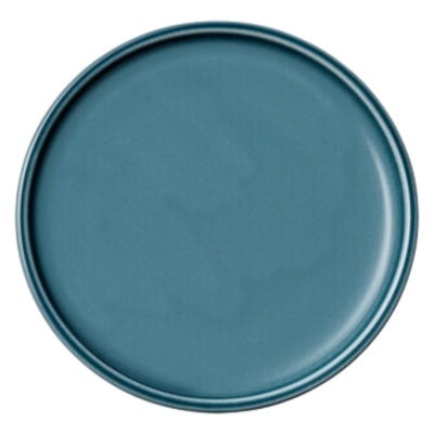 Schonwald Shiro Petrol Blue Flat Coupe Plate 24cm