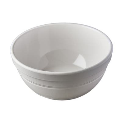 Melamine Round Stacking Bowl White 16cm