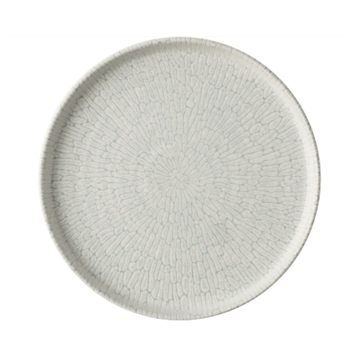 Churchill Delta Grey Walled Plate 8.25"