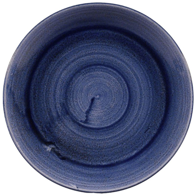 Churchill Stonecast Patina Cobalt Blue Evolve Coupe Plate 10.25" (Pack 12)