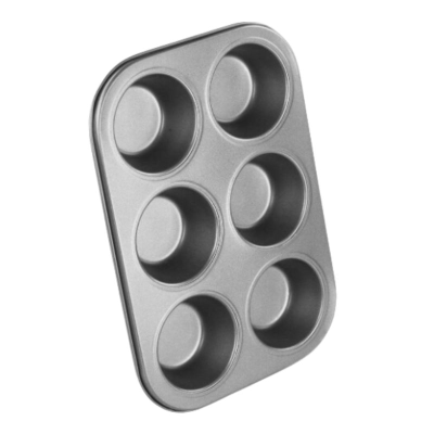 Chef Aid Non Stick Muffin Pan 6 Cup