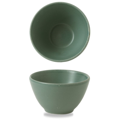 Churchill Andorra Green Contour Deep Bowl 8oz (Pack 12)