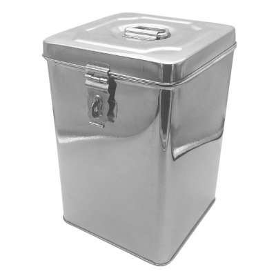 Square Steel Storage Container No2. 17.5cm x 25cm / 7 Litre