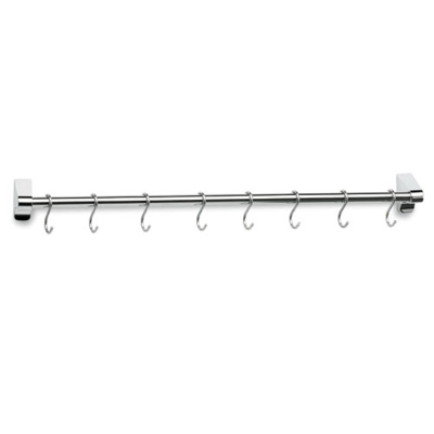 Lacor 18/10 Stainless Steel Wall hanger 12 Hooks 100cm