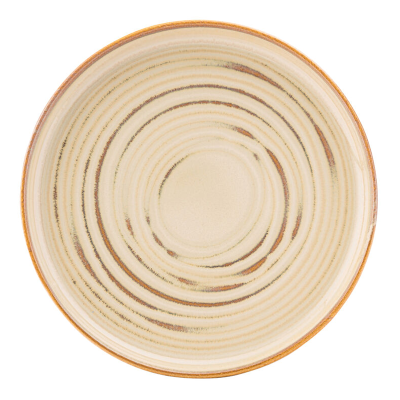 Santo Taupe Coupe Plate 7" (17.5cm) (Pack 6)