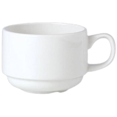 Steelite Simplicity White Stacking Cup 20cl / 7oz (Pack 36)