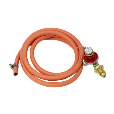 Propane / LPG Regulator & Hose Pipe Kit, High Pressure 8kg/h