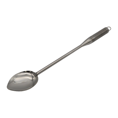 Stainless Steel Serving Spoon with Grip Handle No 1