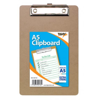 A5 Masonite Clipboard