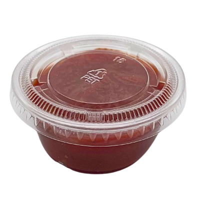 Plastic Portion Pot and Lid 2oz (Pack 100)