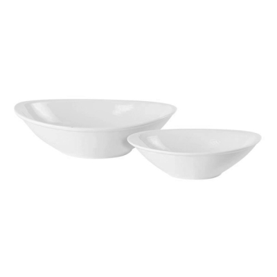 Porcelite Mimoza Oval Salad Bowl 25x17cm