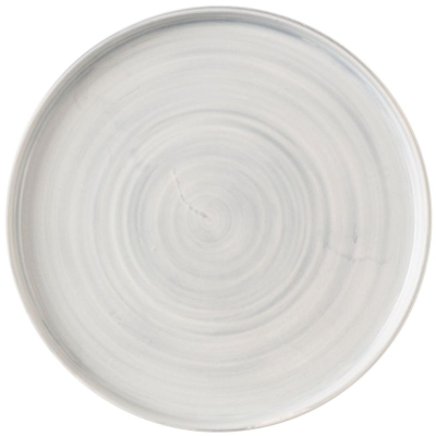 Churchill Stonecast Canvas Grey Walled Plate 10.25" (Pack 6)