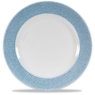 Churchill Isla Spinwash Ocean Blue Footed Plate 10.88" (Pack 12)