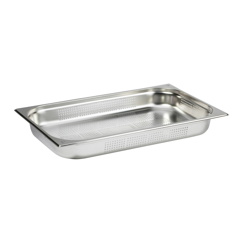 Gastronorm Pan Stainless Steel 1/1 65Mm Deep Perforated | Cooksmill