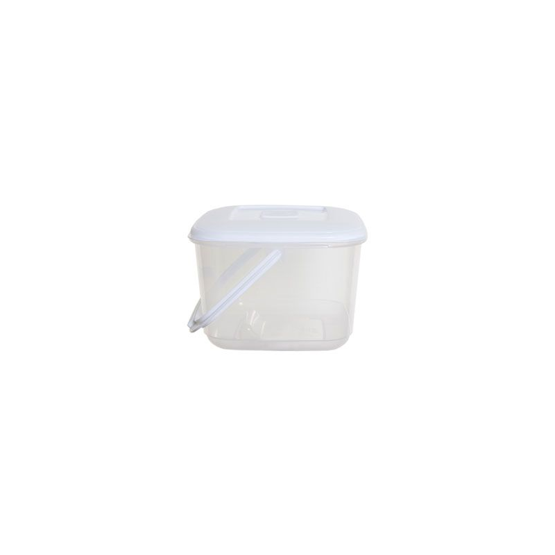 Whitefurze 6 Litre Food Canister Box With White Lid | Cooksmill