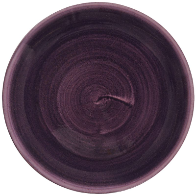 Churchill Stonecast Patina Deep Purple Evolve Coupe Plate 8.67" (Pack 12)