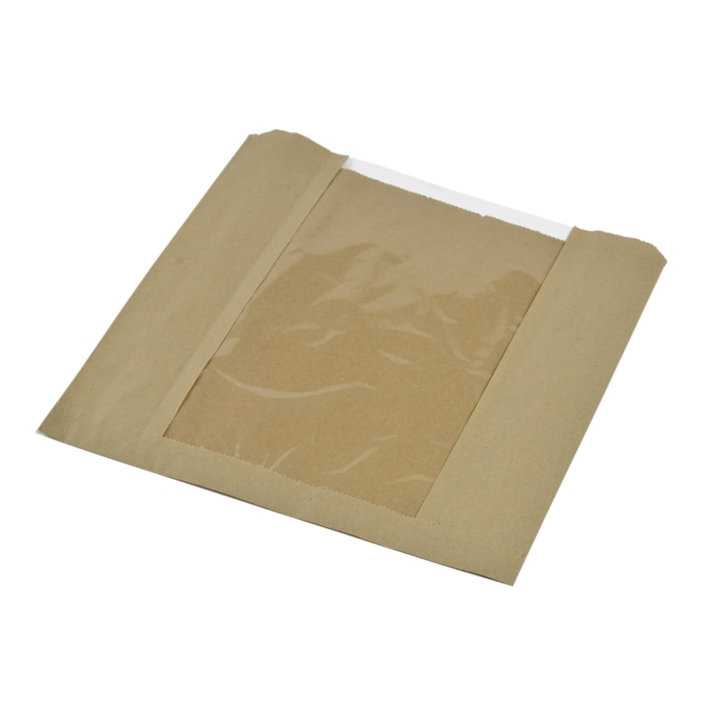 Vegware Kraft Natureflex Window Bag 8.5