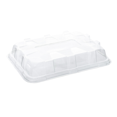 Sabert rPET Domed Lid for Rectangular Catering Platter 35x24x8 cm