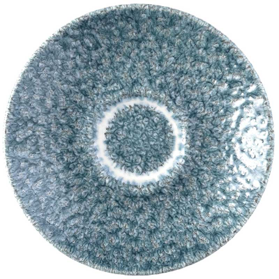 Churchill Raku Topaz Blue Espresso Saucer 4.5" (Pack 12)