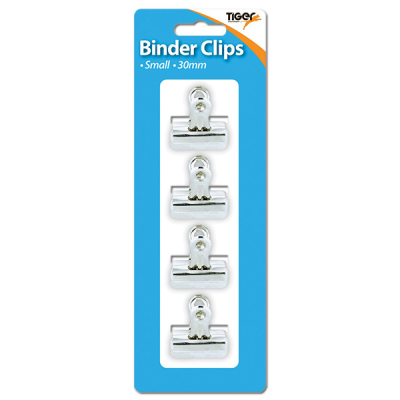 Tiger Binder Clips 30mm (Pack 4)