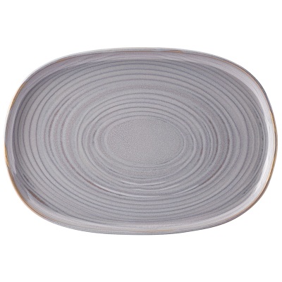 Santo Dark Grey Platter 13" (33cm) (Pack 4)