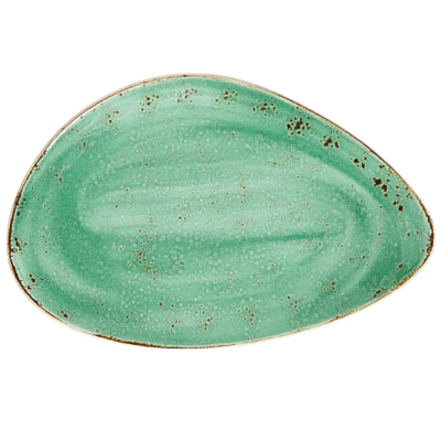 Steelite Craft Aqua Oval Plate 14.6" / 37cm (Pack 6)