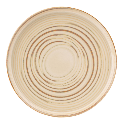Santo Taupe Coupe Plate 11" (28cm) (Pack 6)
