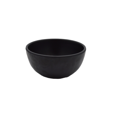 Melamine Hammered Black Bowl 10cm