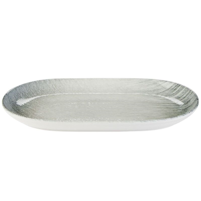 Academy Fusion Linear Oval Platter 28 x 18cm