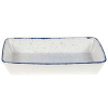 Churchill Stonecast Hints Indigo Rectangle Baking Dish 15" (Pack 4)