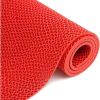 Red Non Slip PVC Drainage Floor Mat For Wet Area S-Shaped, 120cm Wide (per meter)