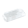 Sabert rPET Domed Lid for Rectangular Catering Platter 36x16x8 cm