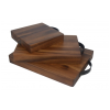 Acacia Wooden Block with handle 25cm x 35cm