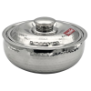 Stainless Steel Hammered Sapphire Hot Pot / Casserole 1500ml