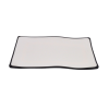 Melamine Black White Rectangular Serving Platter 27cm x 16cm