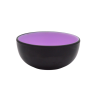 Melamine Black Purple Bowl 12.7cm