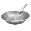 Professional Stainless Steel Frying Pan 8", 20cm Close Up