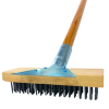 Heavy Duty Wire Grill Brush Wide with Scraper 29"